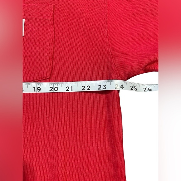 Carhartt Red Classic Collared Polo Short Sleeve Work Shirt Mens GUC - Picture 4 of 12